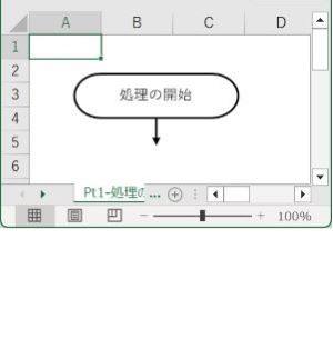 フローチャート入力支援部品１端子